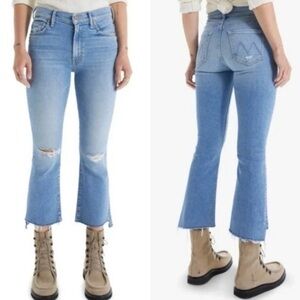 MOTHER "The Insider Crop Step Fray" Jeans Size 29